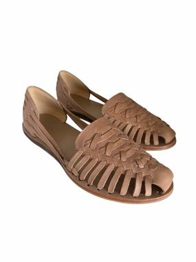 NISOLO Huarache Leather Sandals Tan Size 9.5